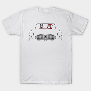 Nash Metropolitan classic car Christmas special edition T-Shirt